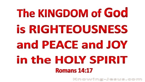 Romans 14:17 Kingdom Of God (red)